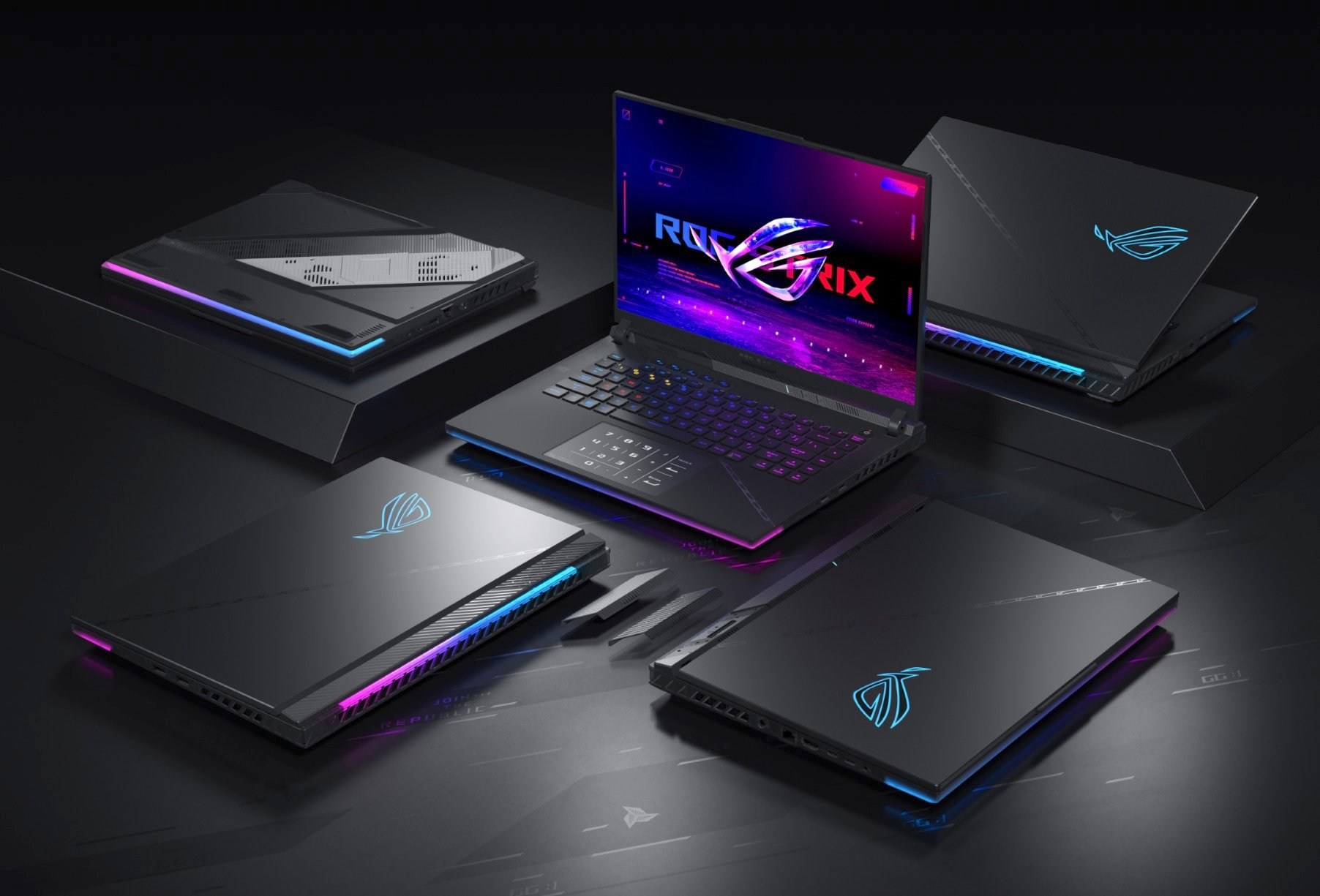 Les nouveaux ROG Strix 16 et 18, pour illustration © ASUS