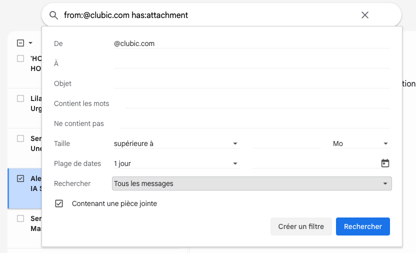 Gmail astuce 4 - Simplifiez-vous la vie avec des filtres
