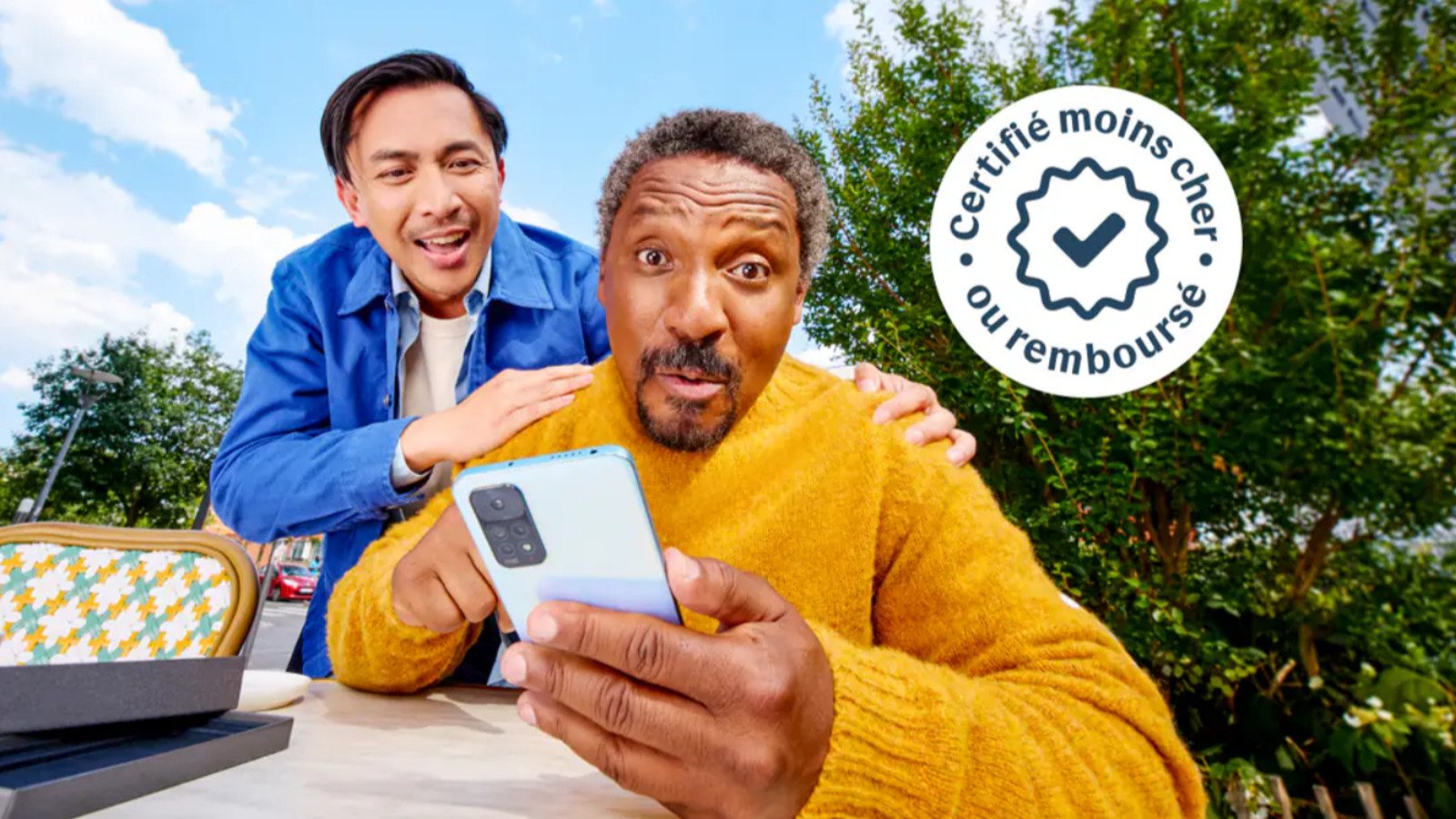 "Certifié moins cher ou remboursé", la bonne surprise de Bouygues Telecom. © Bouygues Telecom
