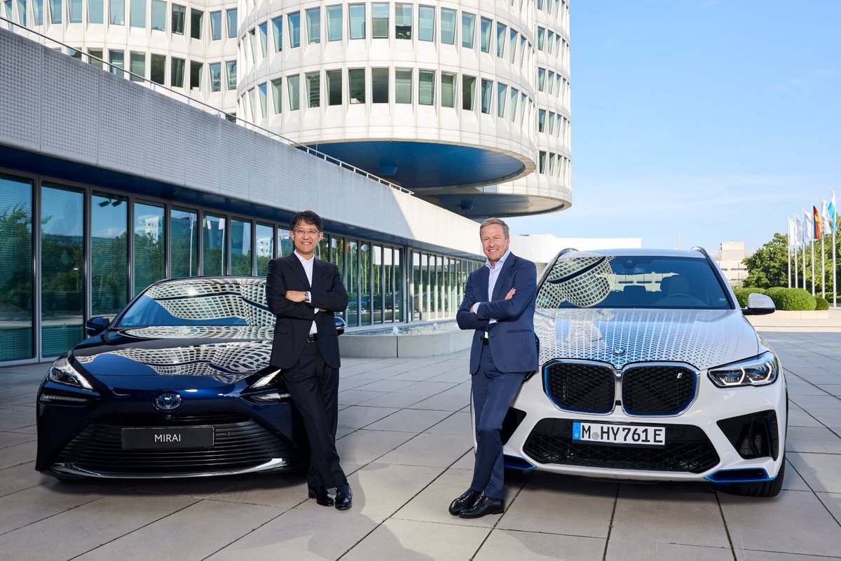 BMW lancera sa toute première voiture électrique à pile à combustible en 2028 © BMW / Toyota