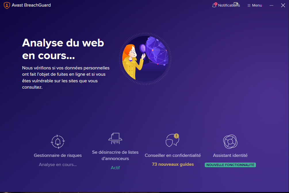 Avast BreachGuard - L'analyse du web