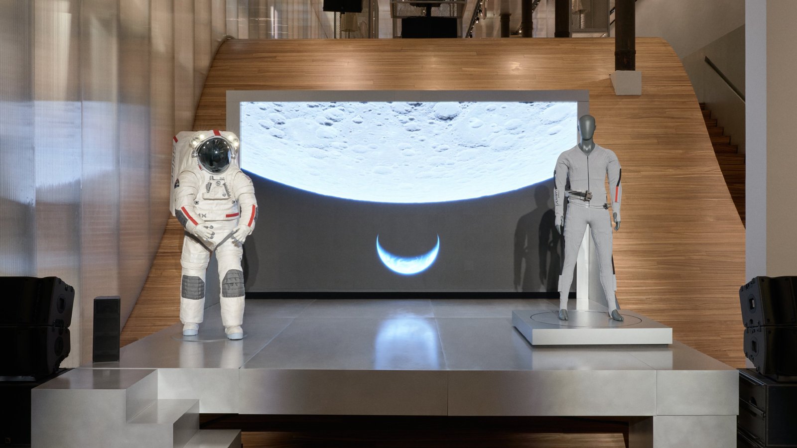 Les combinaisons d'Axiom Space en partenariat avec Prada. ©Prada / Axiom Space