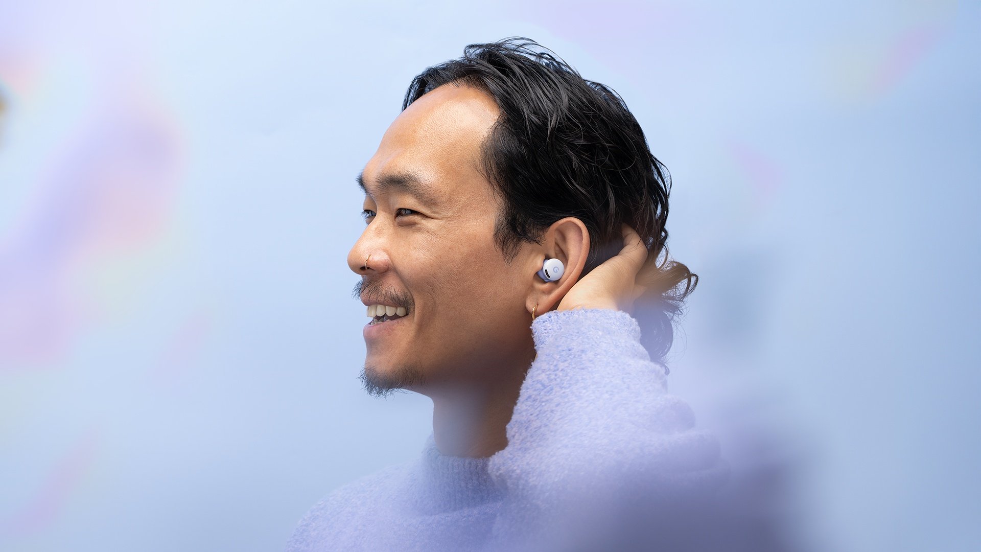 Les Pixel Buds 2a dans leur nouveau coloris © Google