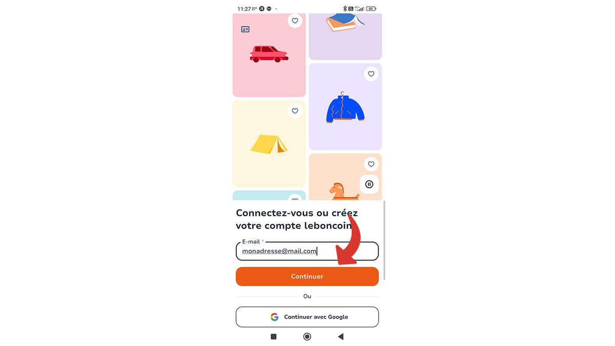 Adresse mail du compte leboncoin © Pascale Duc pour Clubic