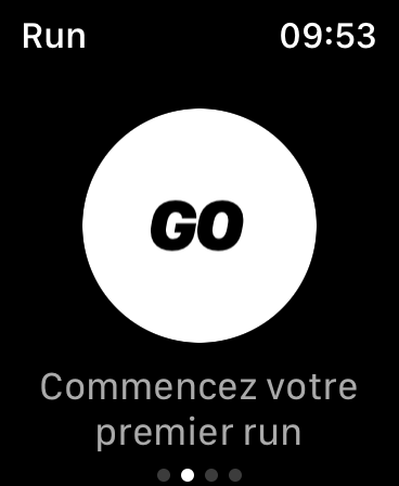 Sélec Apple Watch Nike Run Club