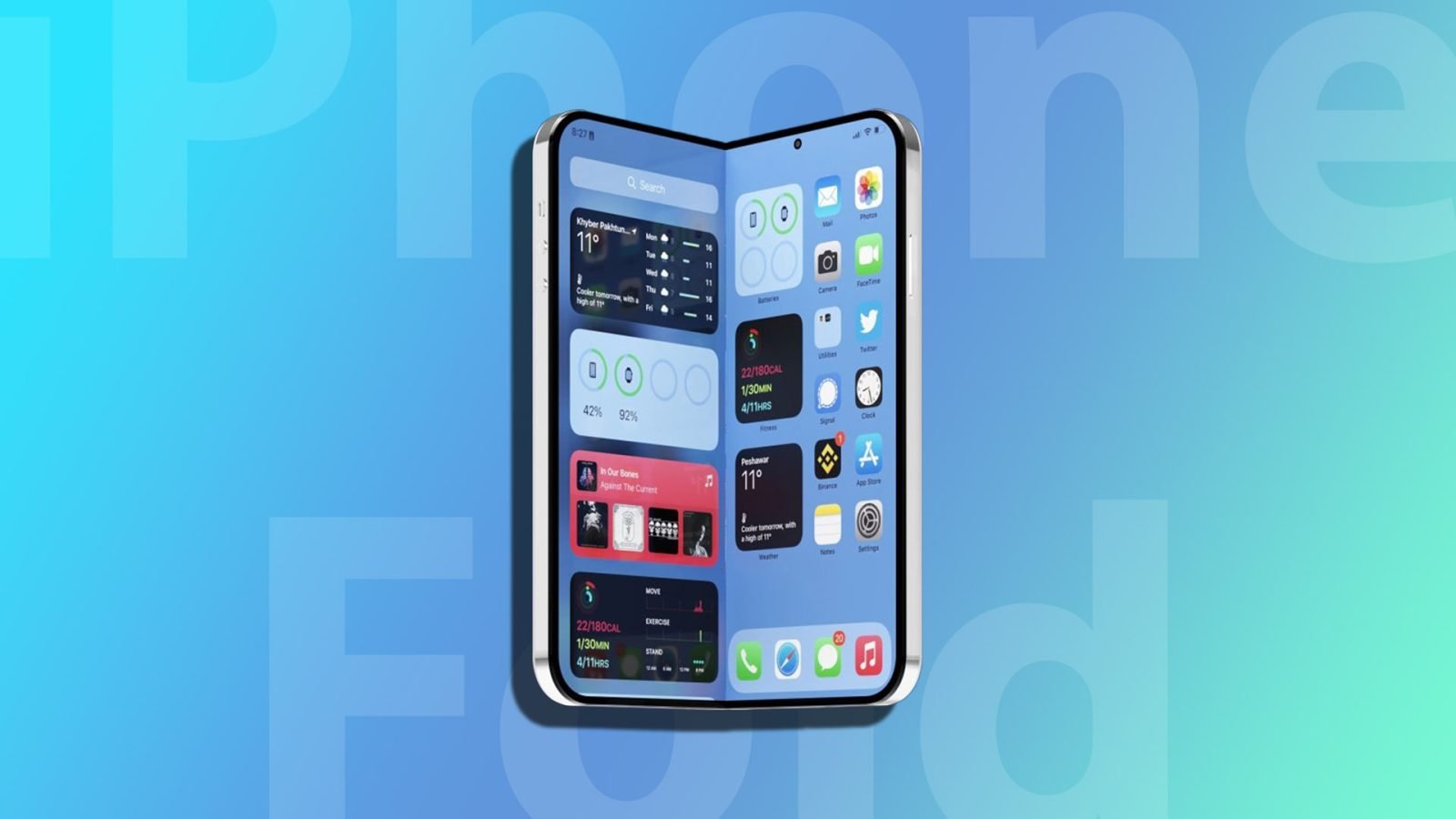 Le futur iPhone pliable pourrait jouer la carte de la finesse. ©Clubic