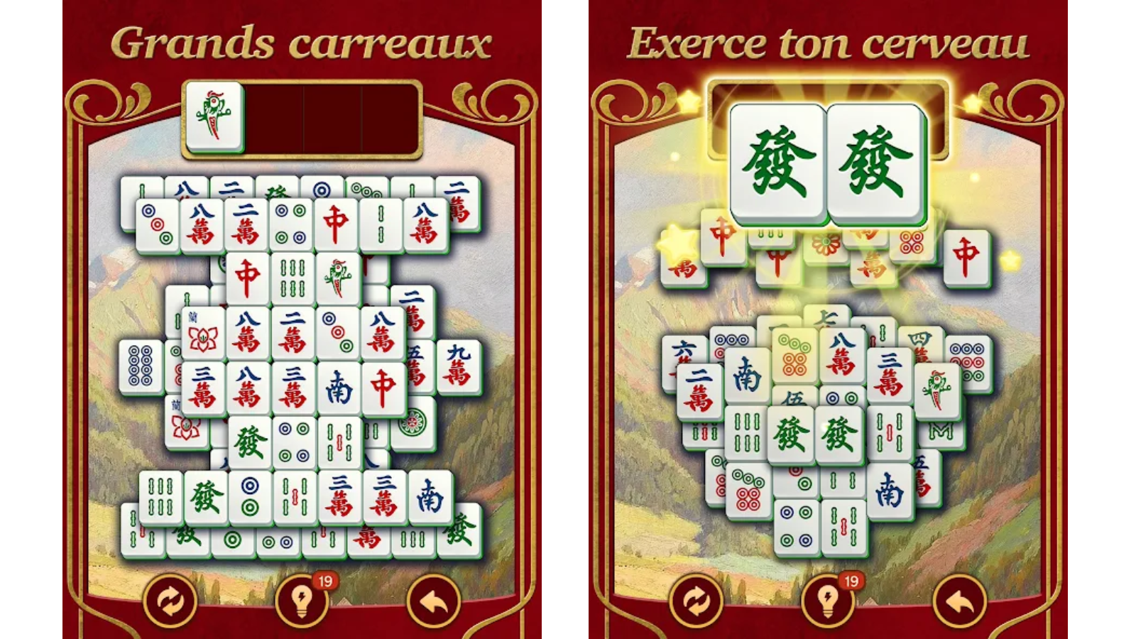 Vita Mahjong propose des parties de mahjong avec de grandes configurations de tuiles et des niveaux adaptés à différents styles de jeu. © VITA GAMES STUDIO PTE. LTD.