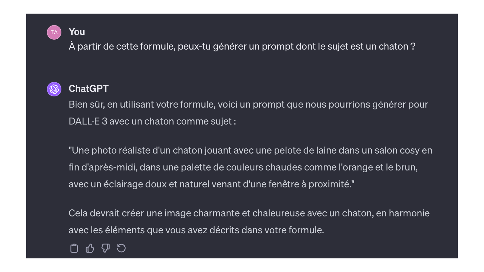 Comment utiliser ChatGPT pour vous aider à créer des prompts pour DALL·E