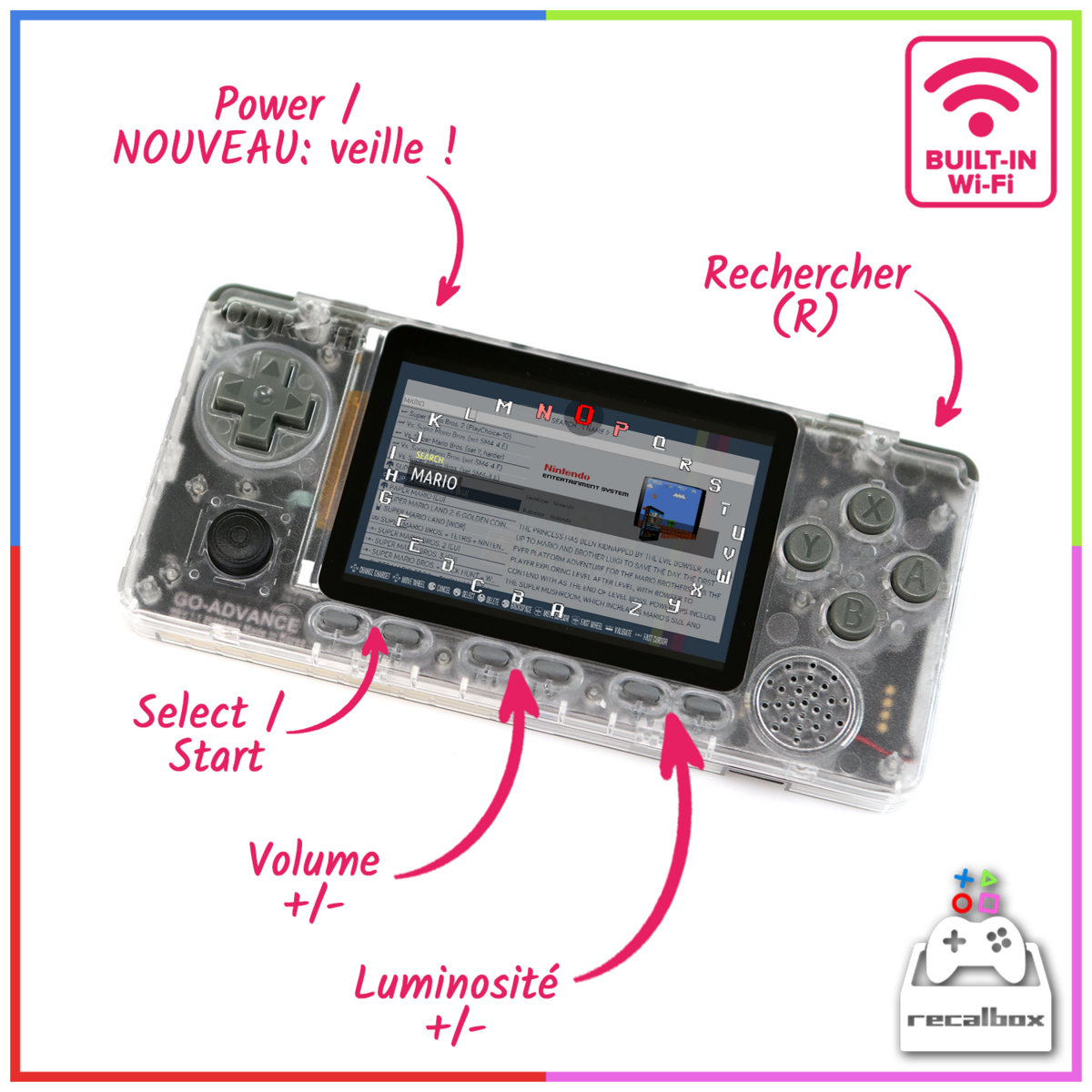 Recalbox - Odroid Go Advance_1