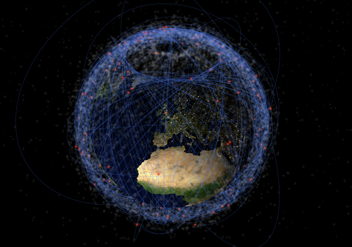 L'orbite basse est un espace très surveillé (ici les très anciens débris du programme Thor). © Stuffin.space