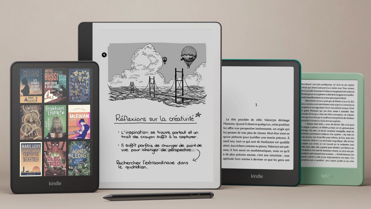 La nouvelle gamme Kindle d'Amazon © Amazon