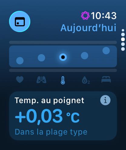 Apple Watch SE 3 Temp
