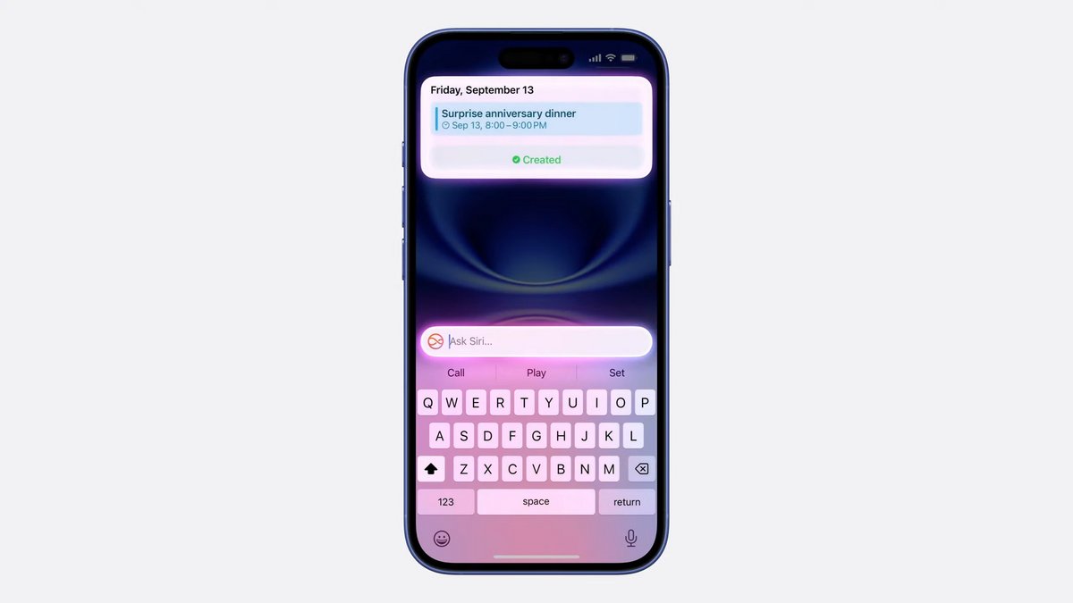 iOS 18 est presque un chatbot d'IA, maintenant © Apple