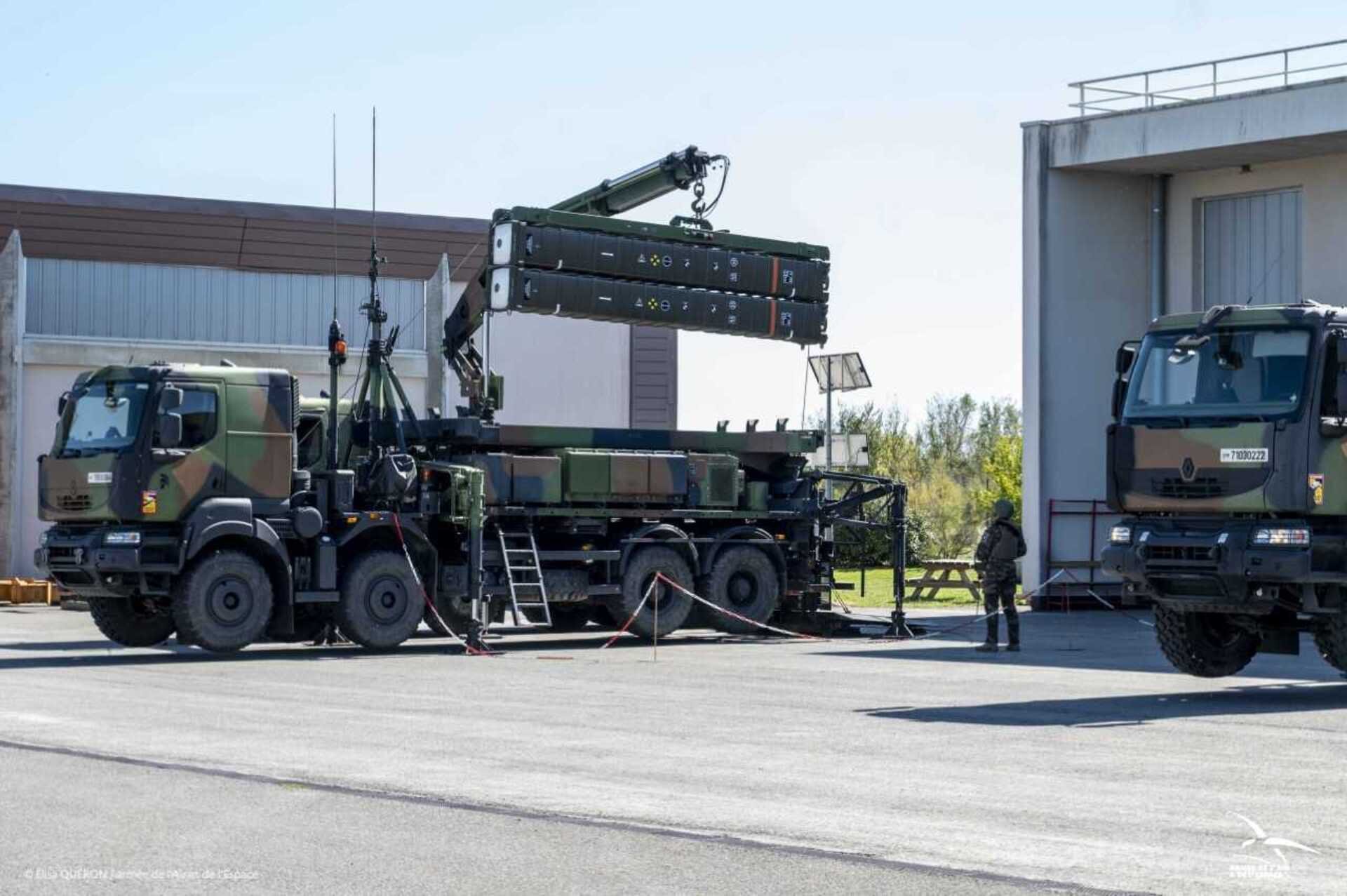 Le système sol-air moyenne portée (SAMP) Mamba © Élisa Quéron / Armée de l'Air et de l'Espace