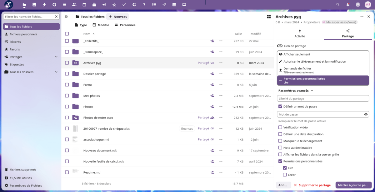 Framaspace ©Framasoft