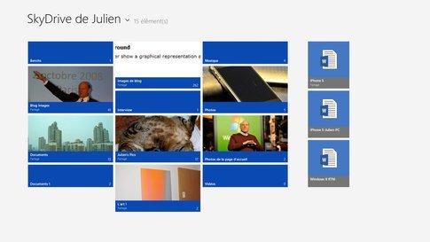 L'application SkyDrive