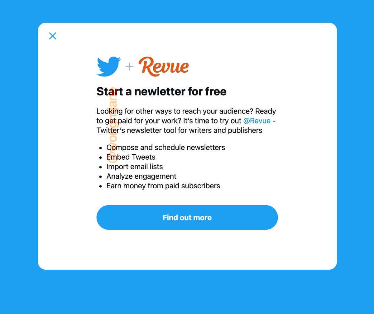 twitter newsletter