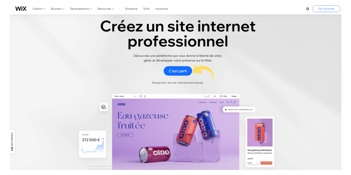 Wix - Créer une boutique en ligne pour 2023