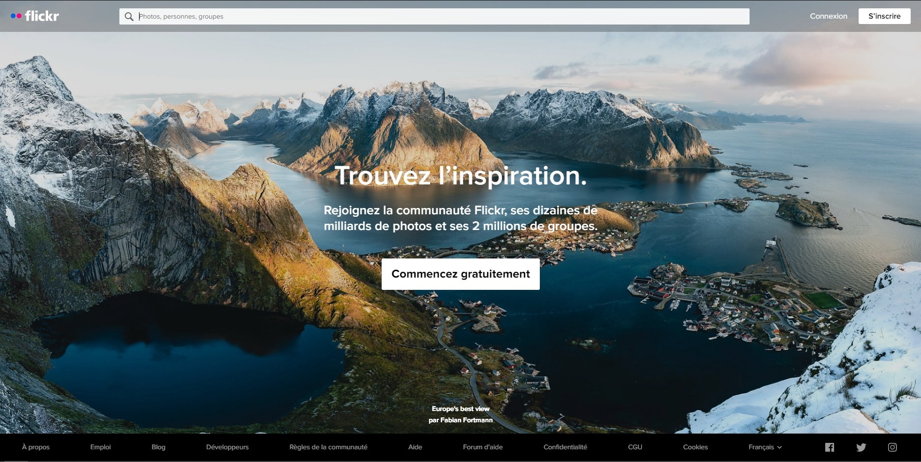 Flickr accueil