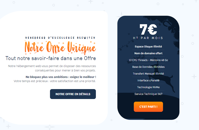 @O2Switch - Une offre unique