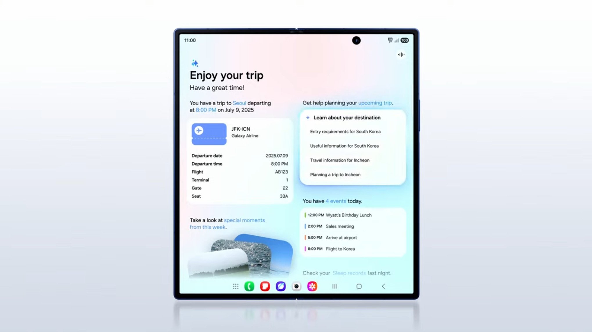 Ces outils pourraient bien marquer un tournant, rendant les widgets traditionnels obsolètes sur nos écrans d'accueil. © Samsung