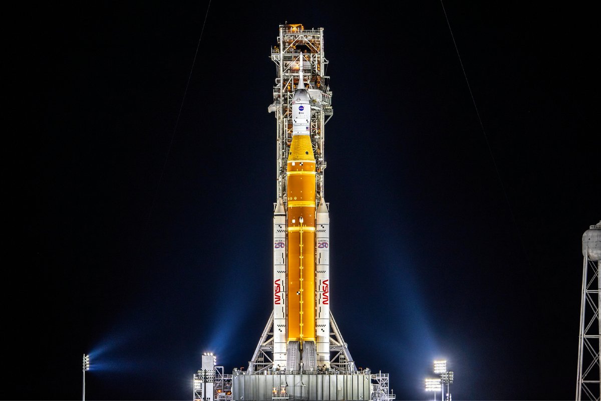 La fusée SLS sur son pas de tir avant de viser la Lune. ©United Launch Alliance