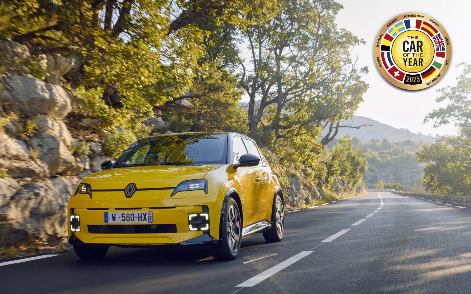 La petite R5 électrique est en tête des ventes électriques sur le mois de janvier en France © Renault