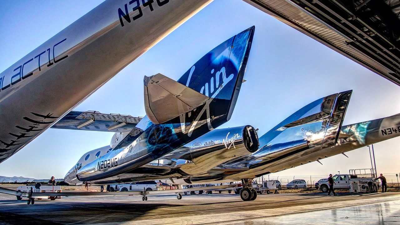 L'avion suborbital de Virgin Galactic, le VSS Unity. Emmènera-t-il des astronautes à l'entrainement ? © Virgin Galactic