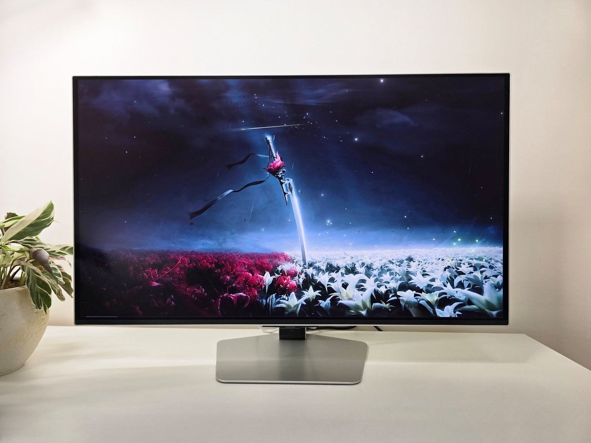 Photo du Samsung Odyssey OLED G8 (G80SD)  prise lors de notre test © Clubic