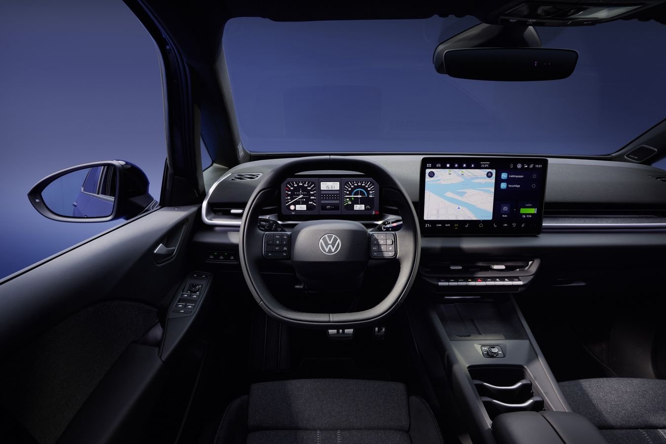 Un nouvel intérieur, avec un volant remanié. ©Volkswagen