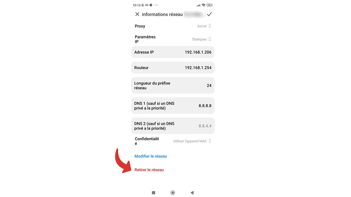 Supprimer le réseau WiFi pour régler un problème de VPN © Pascale Duc