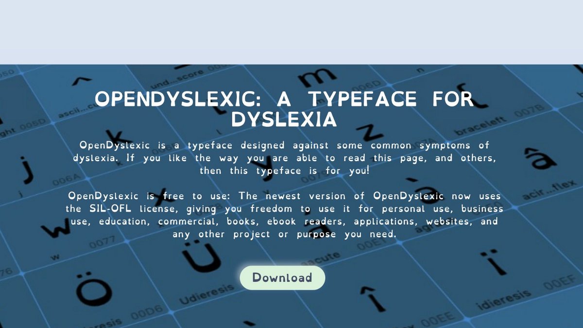 OpenDyslexic, une police qui facilite la lecture. ©OpenDyslexic / Antijingoist
