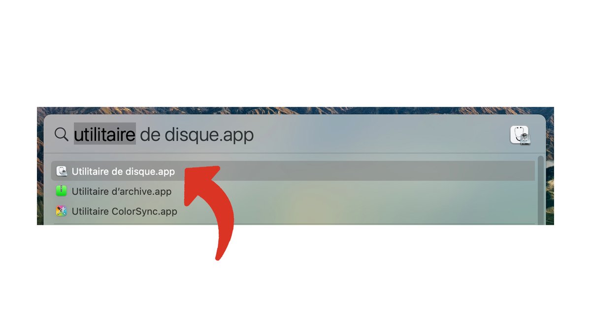 Spotlight et utilitaire de disque sous macOS © Pascale Duc pour Clubic