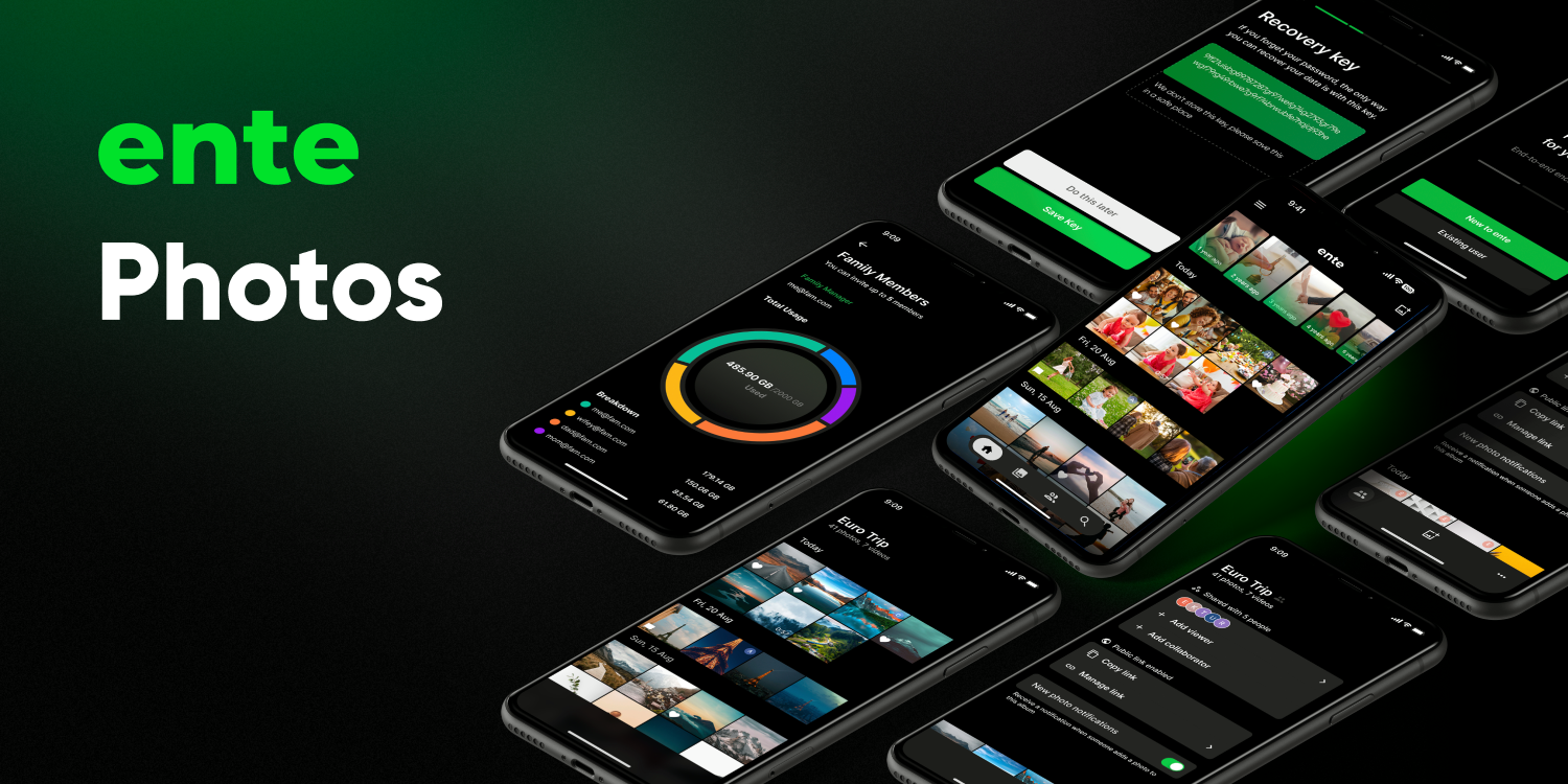 Face à Google Photos, "nous construisons Ente pour nous-mêmes et les générations futures" - Interview