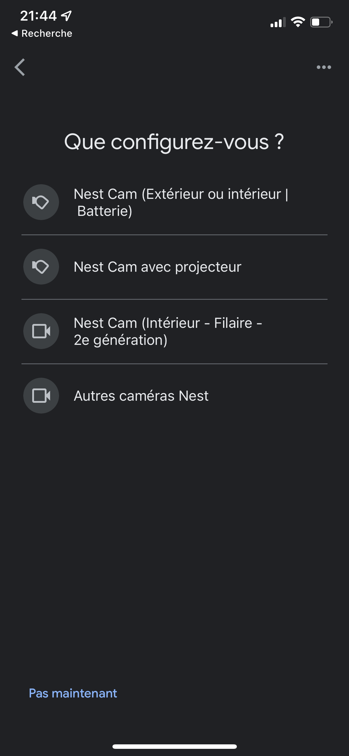 Test Google Nest Camera Intérieur