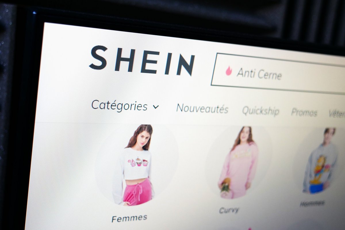 La page web de Shein © Alexandre Boero / Clubic