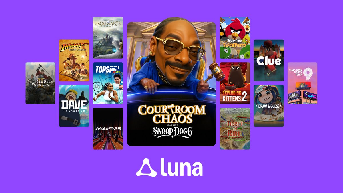 Un aperçu des jeux d'Amazon Luna, dont Courtroom Chaos, avec Snoop Dogg © Amazon