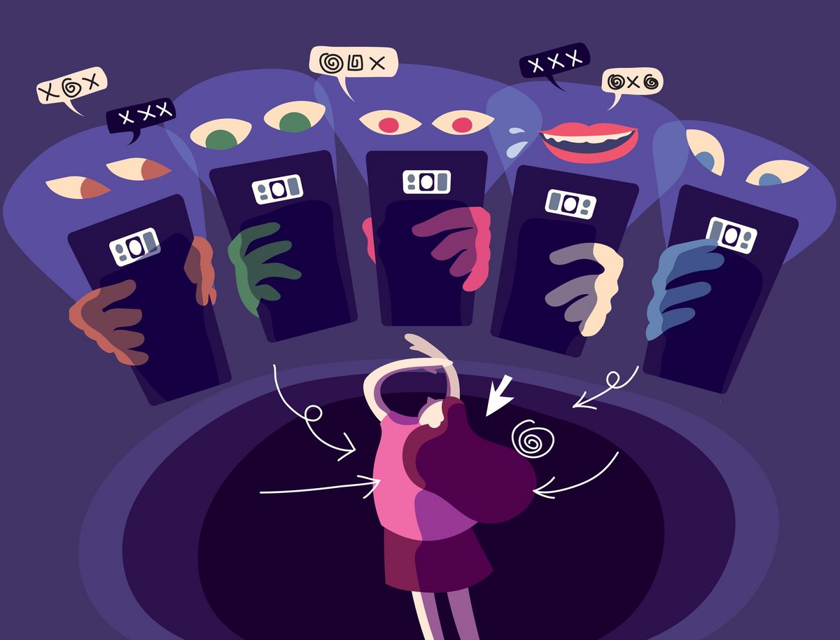 Femmes et cyberviolences (1/4) : un état des lieux documenté, genré, et difficile à ignorer. © woocat / Shutterstock