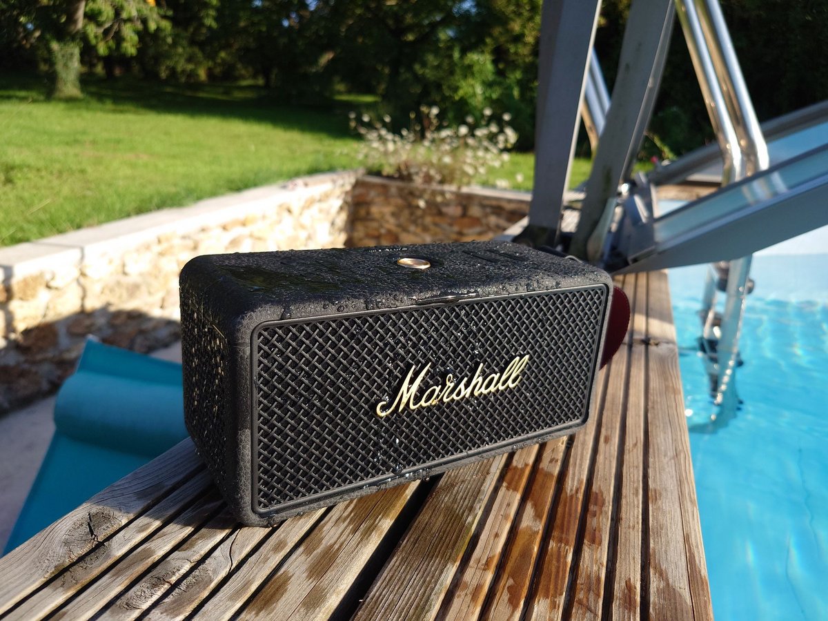 Cela va sans dire, la Marshall est résistant aux éléments, grâce à  sa certification IP67© Guillaume Fourcadier pour Clubic