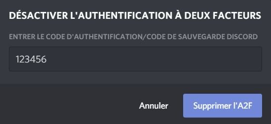 tuto discord supprimer deux facteurs2