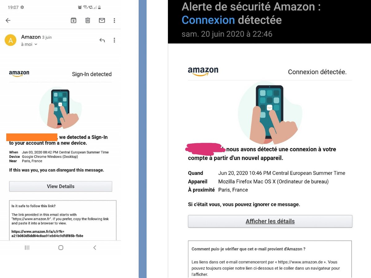 Alerte Amazon A2F