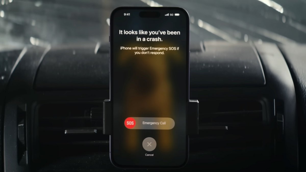 La fonction de détection d'accidents de l'iPhone s'améliore © Apple