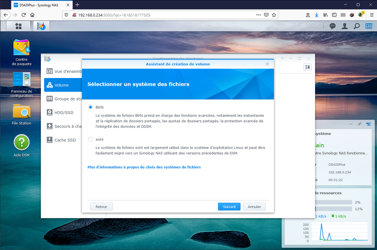 Btrfs ou ext4 ? Synology tente d'expliquer les choses le plus simplement du monde © Nerces