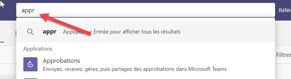 Microsoft Teams Approbation