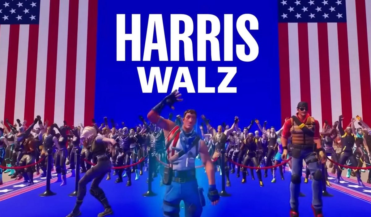 Kamala Harris débarque dans Fortnite © Epic Games