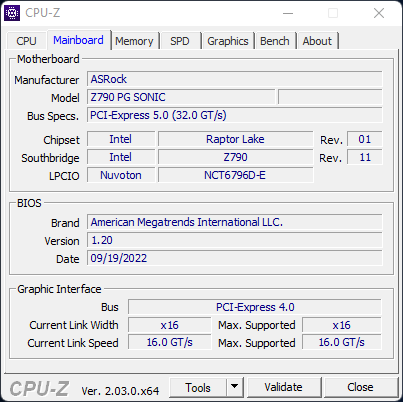 ASRock Z790 PG SONIC