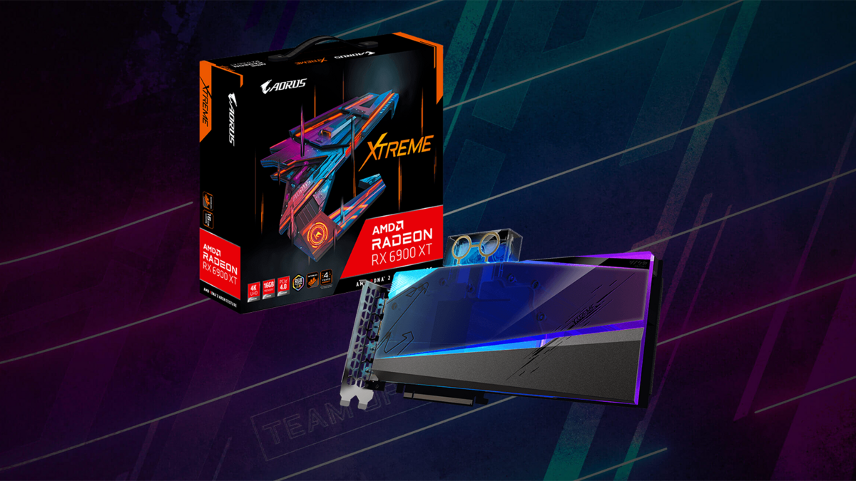 La carte graphique Gigabyte AORUS AMD Radeon RX 6900 XT