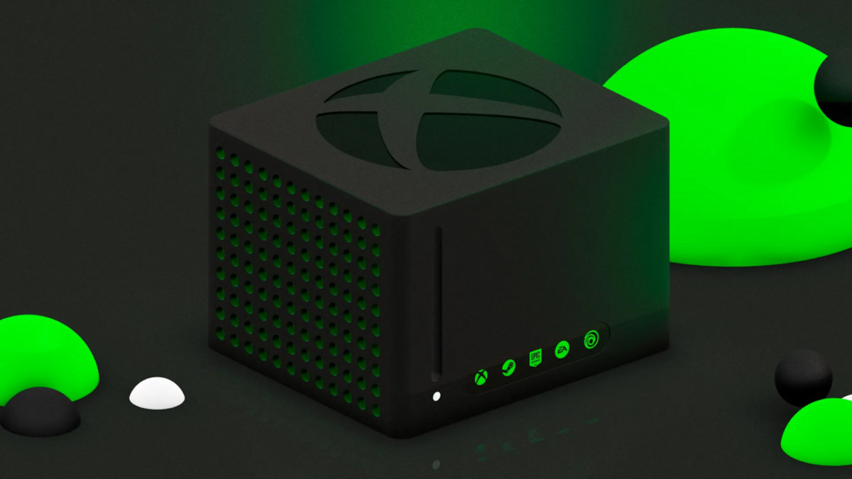 La Xbox Magnus ? Non, simple vue d'artiste : appréciez les petites icônes dans la partie inférieure. © Xbox Era