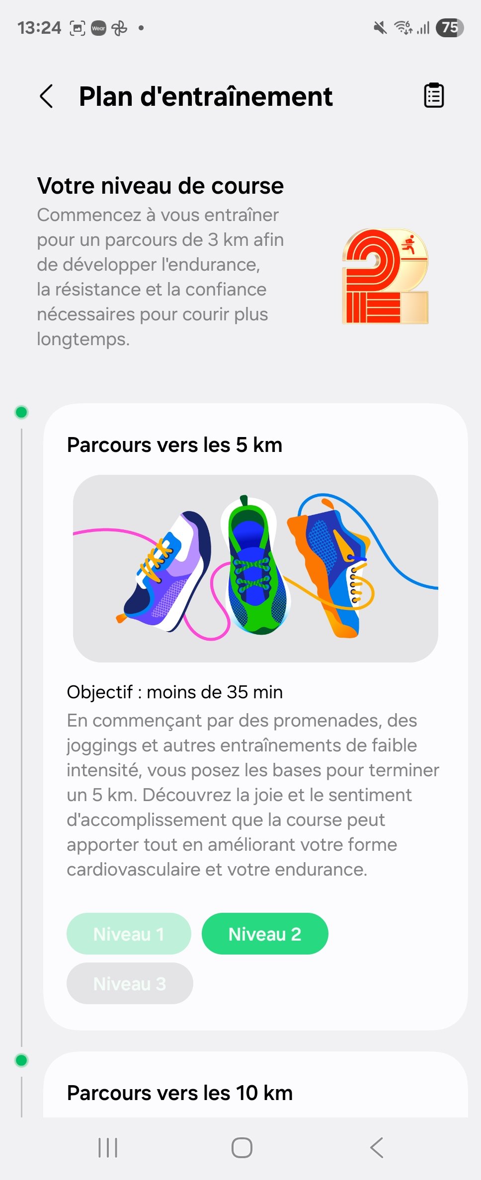 Samsung Galaxy Watch 8 Plan entrainement