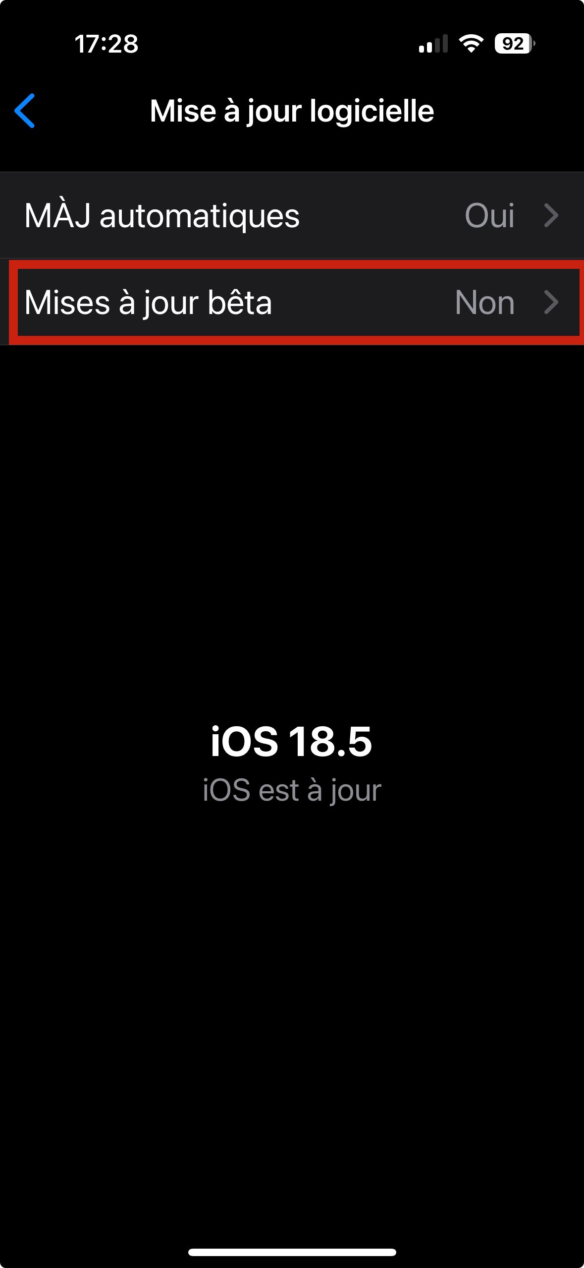 update iOS